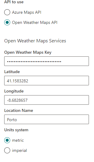 Open Weather Key